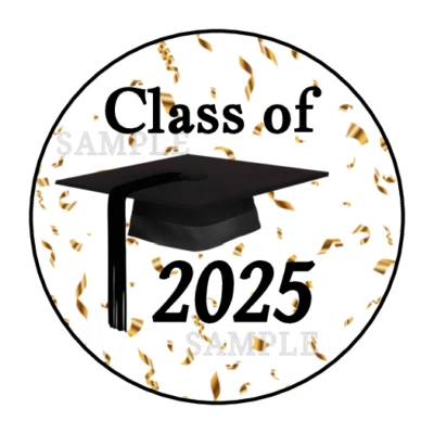 Graduation Class of "requested year" Envelope Seals, Stickers, labels, tags - Image 1 of 2