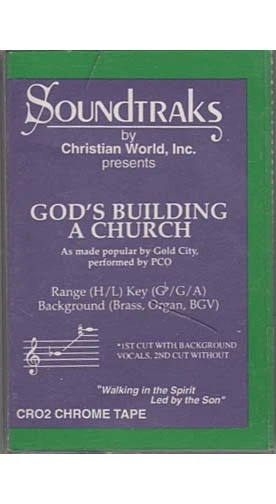 God's Building A Church ~ Soundtraks ~ Christian ~ Gospel ~ Karaoke ~ Cass  Good - Image 1 of 1