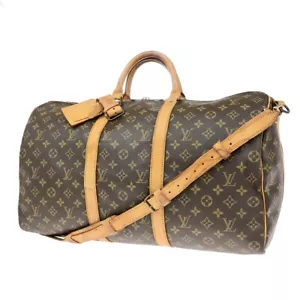 LOUIS VUITTON Keepall Bandouliere 50 2Way Hand Bag Monogram BN M41416 75EE031 - Picture 1 of 16