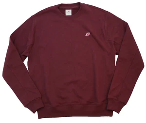 Sudadera New Balance Core Cuello Redondo Hecha en EE. UU. NB Borgoña Para Hombre Talla Mediana - Imagen 1 de 11