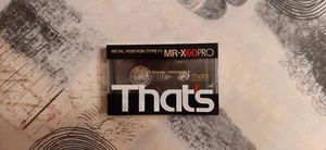 THAT'S MR-X 60 Pro 1985 Tape Metal Type IV Compact Cassette - Foto 1 di 6