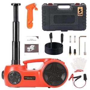 Upgraded Hydraulic Car Jack 5 Ton Electric Car Jack Stand with Integrated Tir... - Picture 1 of 6