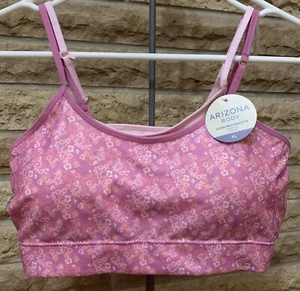 Women's/Jr Girls Arizona Body 2 Pack Seamless Bralettes Sports Bras Size XL Pink - Picture 1 of 5