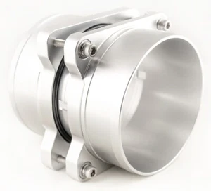 Camaro Trans Am Corvette LS1 LT4 LT1 Mass Air High Flow Ported MAF Ends Silver - Foto 1 di 4