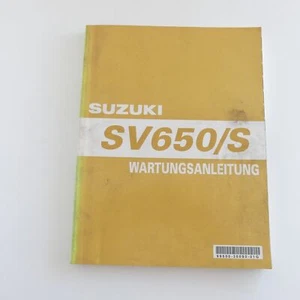original Suzuki SV 650 S Werkstatthandbuch Reparaturanleitung Handbuch A5672 - Picture 1 of 7