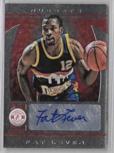 Autógrafo Fat Lever 2013-14 Panini rojo totalmente certificado 89/99 - Imagen 1 de 2