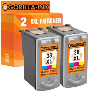 Druckerpatrone Tinten Patrone 2x Color für Canon CL38 CL511 CL-513 CL-541 CL-546 - Bild 1 von 159