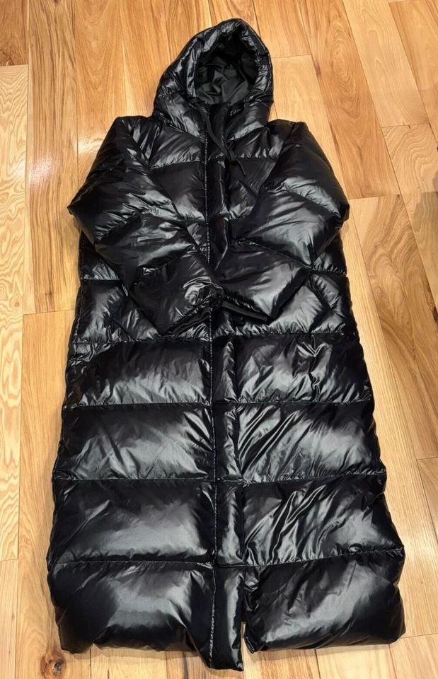 Nike Jordan Down Parka Black FV7143 010 Women's SMALL ( )