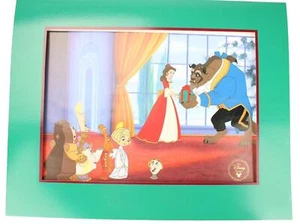 DISNEY BEAUTY & THE BEAST ENCHANTED CHRISTMAS Lithograph Print 11x14 collector - Picture 1 of 12