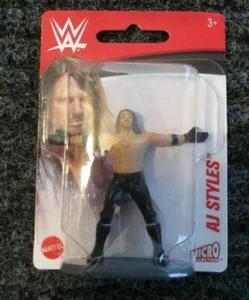 Mattel WWE Micro Collection AJ STYLES Wrestling Figur 3" 2019 Neu Sealed - Bild 1 von 2