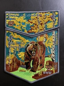 Montana Council Apoxky Aio Lodge 300 NOAC 2022 Fall Bear Fund Raiser 2 Piece - Picture 1 of 3