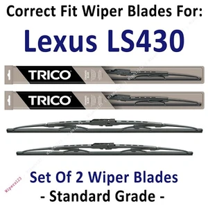 Paquete de 2 escobillas limpiaparabrisas estándar - aptas para Lexus LS430 2001-2006 - 30240/160 - Imagen 1 de 1