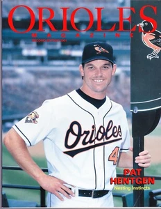 Baltimore Orioles 2001 programa sin marcar Pat Hentgen segunda edición - Imagen 1 de 1