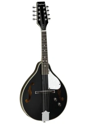 Mandolin By Tanglewood, Model  Number,  TWMTBKPE, Gloss Black Electro Acoustic. - Image 1 of 4