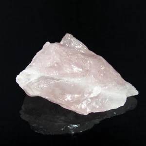 91.00Cts Natural Pink Rose Quartz Rough Shape Gemstone Crystal Specimen CH 7699 - Picture 1 of 3