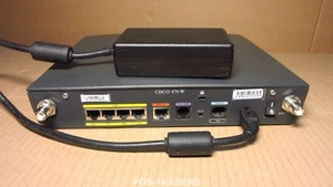 Routeur WiFi sans fil Cisco 876W 128 Mo/24 Mo ADSL+ ANTENNES EXCLUES - PSU inclus - Photo 1/1