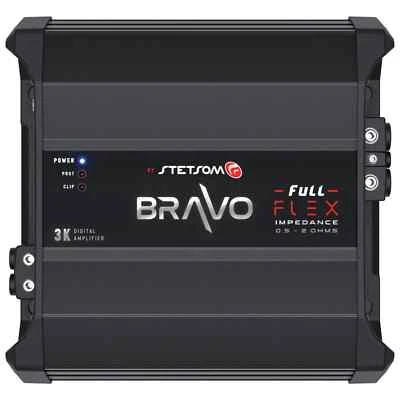 Stetsom BRAVO FULL Flex 3K 0.5~2ohm Mono Class D Car Audio Amplifier - Image 1 of 4