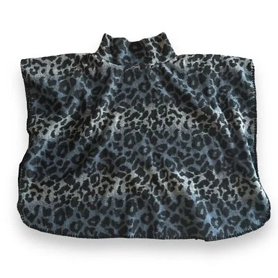 OSFM leopard print soft poncho cape - Image 1 of 2