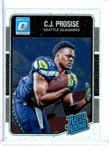 2016 Panini Optic Rated Rookie C.J. PROSISE #154 Seattle Seahawks - Picture 1 of 2