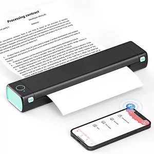 Impresora portátil inalámbrica para viajes funciona con iOS, Android y computadora portátil, Bluetooth - Imagen 1 de 11