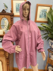 BNWT Cotton Traders Mauve Pink Lightweight Cotton Coat Size 2XL - Picture 1 of 10