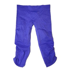 Ivivva by Lululemon 14 Purple Capri Crop Breath Love Flow Seamless Leggings - Picture 1 of 7