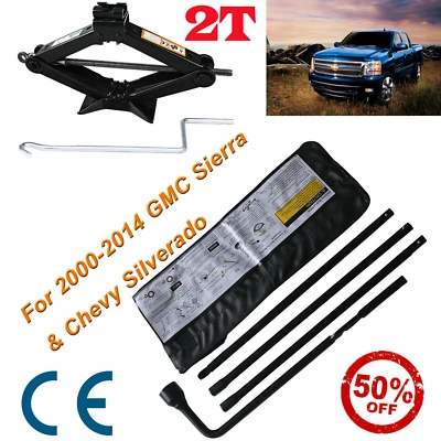 Spare Tire Tool Kit For 2000-14 GMC Silverado Sierra Chevrolet Yukon XL1500 2500 Foto 1 de 4