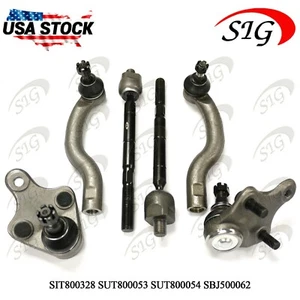Kit de 6 piezas de varilla de amarre exterior interior rótula inferior delantera para Toyota RAV4 2006-2014 - Imagen 1 de 5