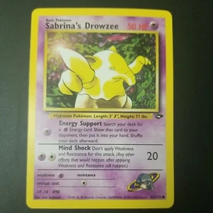 SABRINA'S DROWZEE 95/132 - Desafío de Gimnasio - TARJETA DE POKEMON WOTC DE COLECCIÓN - Casi nuevo/m - Imagen 1 de 2