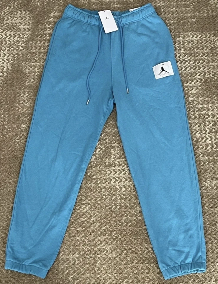 Air Jordan Essentials Statement Fleece Sweatpants Teal Mens Sz.Medium DA9812-474