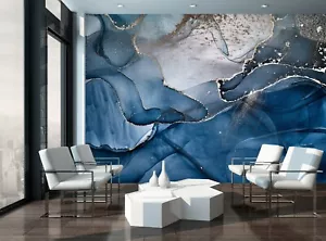 Abstrakte Marmor Wandbild Textur Tapete Wandkunst Schlafzimmer Dekor 366x254 cm - Bild 1 von 11