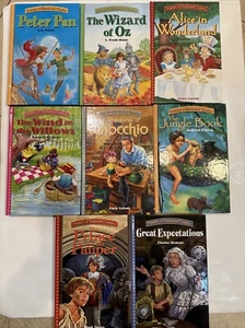 TREASURY OF ILLUSTRATED CLASSICS Reading Book Collection Lot Of 8 Great Shape - Picture 1 of 5