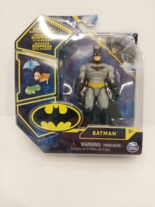 NUEVA FIGURA DE ACCIÓN SPIN MASTER BATMAN DE 4 PULGADAS DC BAT MAN ACCESORIOS SORPRESA - Imagen 1 de 4