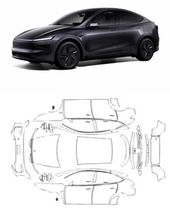Tesla Model Y Juniper 2025 Clear PPF |Full Body| Paint Protection Film Pre-Cut - Picture 1 of 6