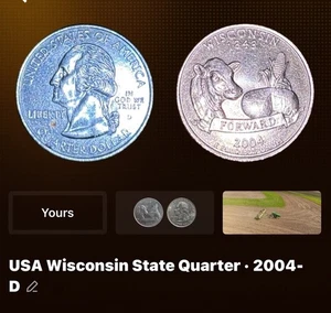 Valuable Coin, Wisconsin State Coin Pristine Condition 2004 D Mint Mark - Picture 1 of 2