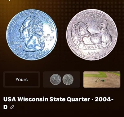 Valuable Coin, Wisconsin State Coin Pristine Condition 2004 D Mint Mark - Image 1 of 2