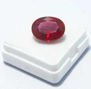 9 Carat Ruby – Natural Loose Stone | Oval Faceted | Deep Red | Jewelry Making - Picture 1 of 8