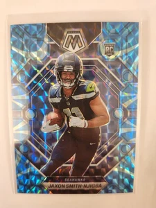 2023 Panini Mosaic -  Jaxon Smith-Njigba #331 Reactive Blue Mosaic Prizm  - Picture 1 of 2