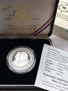 Raro 1803 2003 Louisiana acquisto bicentenario argento proof 1 oncia .999 nuovo con etichette - Foto 1 di 5