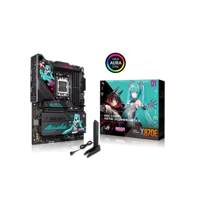 ROG X870E Hatsune Miku Edition Mainboard DDR5 AM5 - Bild 1 von 3