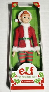 Original Elfenpuppen - 11,5 Zoll bewegliche Weihnachtselfe Spielzeug für Kinder oder Deko - Bild 1 von 4