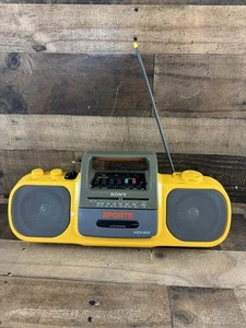 Vintage Sony CFS-905 Sport AM/FM Radio Kassetten Abspielgerät Ghettoblaster - für Ersatzteile - Bild 1 von 11
