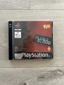 In Cold Blood PlayStation 1 PAL Complete with Manual Tested & Working - Picture 1 of 8