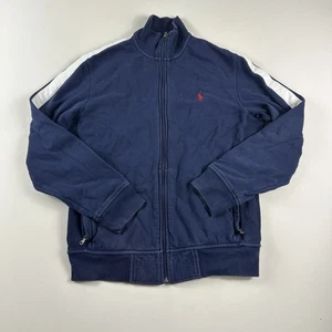 Vintage Polo Ralph Lauren Full Zip Sweatshirt Herren mittelblau - Bild 1 von 8