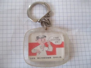 Porte Clés Les Bonbons Dolis Keychains Vintage années 60 - Imagen 1 de 2
