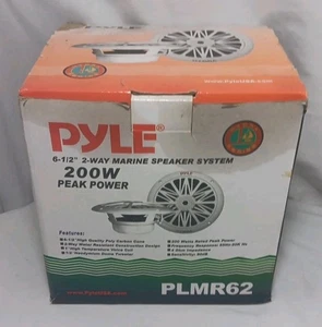 Pyle PLMR62 Marine Speakers System 6.5" 2 Way Waterproof Weather Resistant 200W - Bild 1 von 6