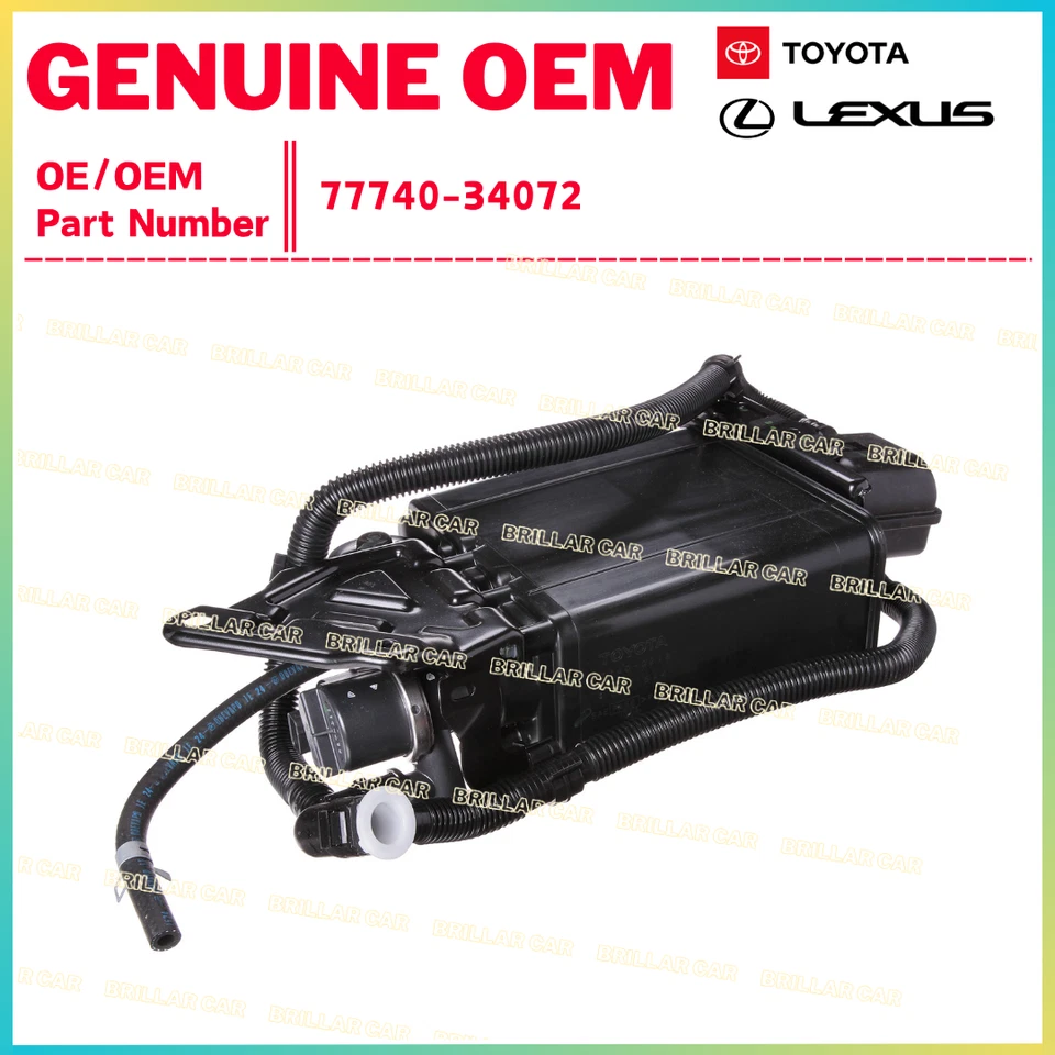 TOYOTA T100 1997-1998 Charcoal Vapor Canister 77740-34072 7774034072 OEM GENUINE - Image 1 of 1