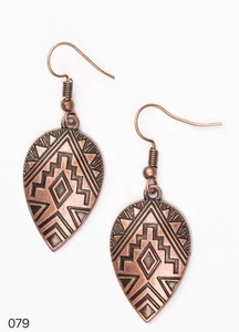 Costume Earrings, Upside-down Teardrop - Picture 1 of 2