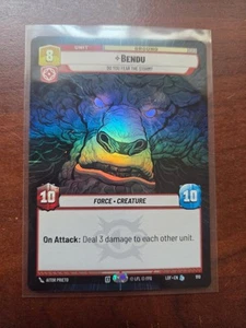 Star Wars Unlimited Legends Of The Force Hyperspace Foil Bendu 910 L - Picture 1 of 1
