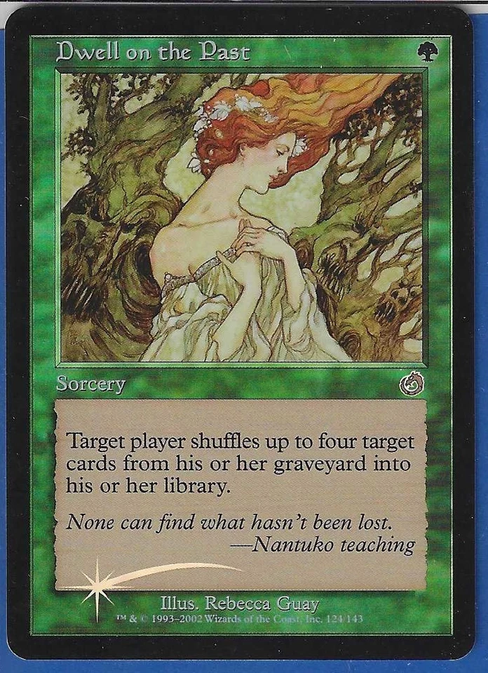 Magic MTG - Torment "Dwell on the Past" FOIL   X1 - Image 1 of 1